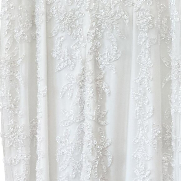 Lulu's Women's Momentous Love Mesh Dress White Bustier Size S NWT - Picture 7 of 8